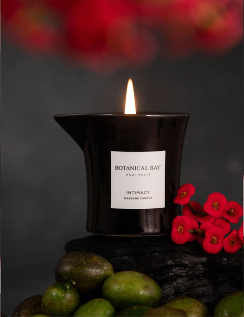 Intimacy Massage Candle | Natural & Hand Poured in Australia | Triple Scented With Relaxing Aromatherapy Oils | For Men & Women