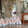 100 Wedding Candles & Table Decorations Hire